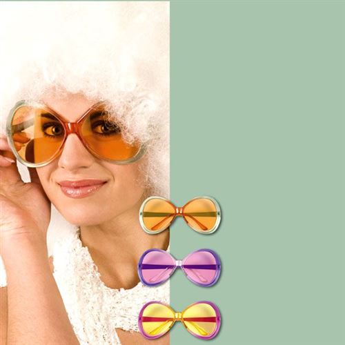 lunettes années 70 party chill - Modèle aléatoire - 02542