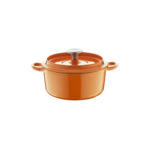 Berndes Cocotte A Rotir Avec Couvercle Specials Fonte - O 20 Cm - Orange