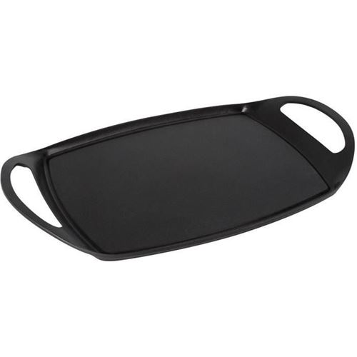 Crealys Plancha Fonte Alu Dim Int 34.5 x 26.5 Ext 47 x 28.8 2 Poignees Arrondies - vue 2