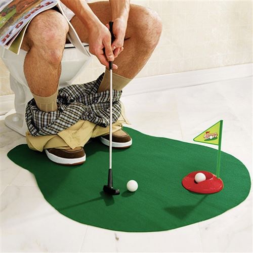 Mini golf pour toilettes