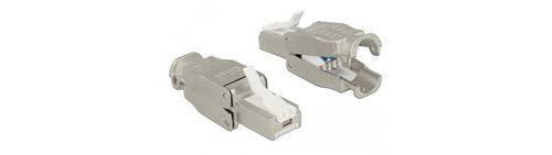 DeLOCK 86427 RJ-45 Métallique connecteur de Fils - Connecteurs de Fils (RJ-45, Métallique, Cat6a, S/UTP (STP), 14,4 mm, 46,7 mm)
