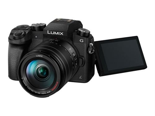 Panasonic Lumix G DMC-G70H - Appareil photo numérique - sans miroir - 16.0 MP - Quatre tiers - 4K - 10x zoom optique objectif 14-140 mm - Wi-Fi - noir