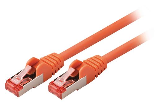 Valueline Polybag - Netwerkkabel - RJ-45 (M) naar RJ-45 (M) - 7.5 m - SFTP - CAT 6 - oranje
