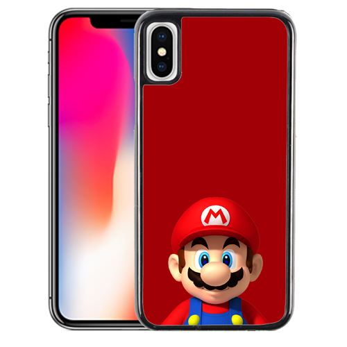 Coque pour iPhone XS mario bros