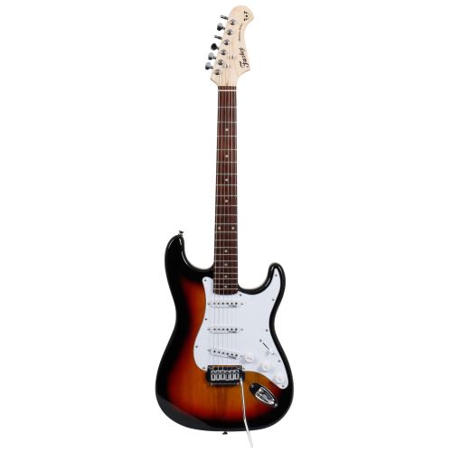 Fazley Startist Basic ST118 3-Tone Sunburst avec housse