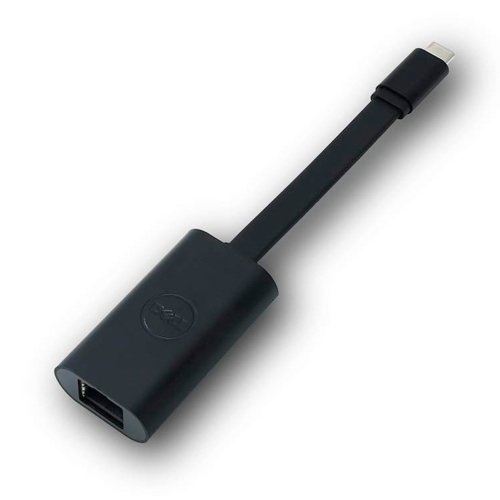 Dell 470-ABND Adaptateur pour câble Gigabit Ethernet USB Type-C Noir (connecteur mâle, connecteur Femelle)