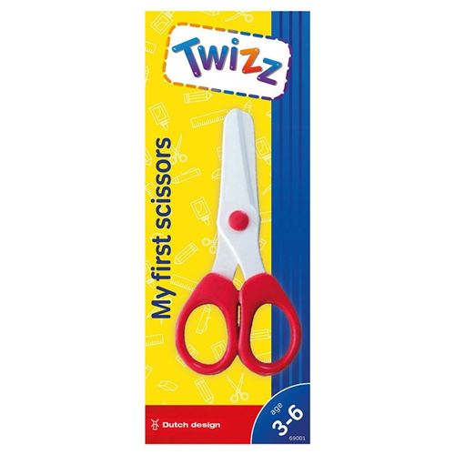 Twizz Twizz mes premiers ciseaux rouges 12 cm