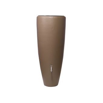 Récupérateur Eau De Pluie 2 En 1 300l Garantia Taupe Avec Bac à Fleur