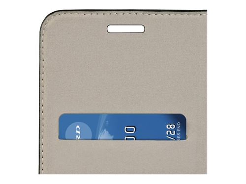 Hama Booklet Slim - Essential - flip cover voor mobiele telefoon - polyurethaan - zwart - voor Wiko Freddy