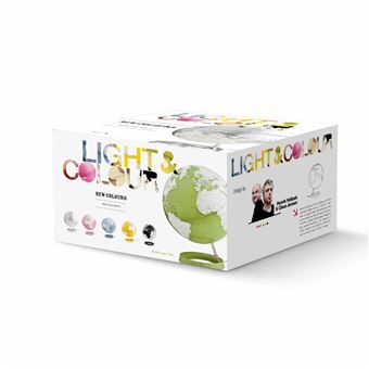 Globe terrestre iGlobe lumineux Chrome métal