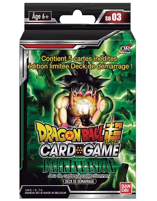 Dragon ball z : deck sortie des tenebres - dark invasion - bardock - carte a collectionner francaise