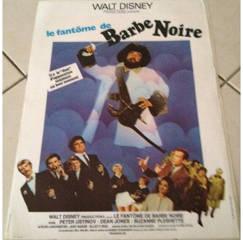 Le Fantôme De Barbe Noire AFFICHE CINEMA ORIGINALE