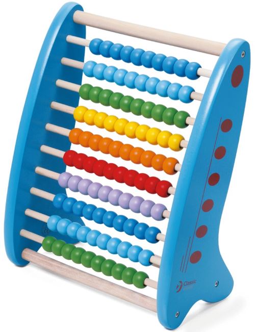 Boulier abaque en bois 24x14x30.5cm (lxlxh) jouet d eveil a prendre a compter - enfant