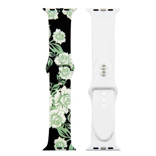 Bracelet de montre en silicone coloré pour Apple Watch Series 6/ SE/ 5/ 4 40mm - Multicolore#25(Taille S/M)