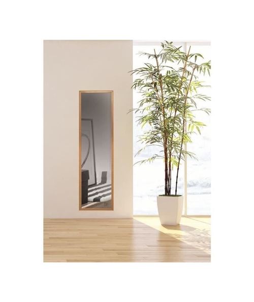 Miroir 30x120 décor bois naturel