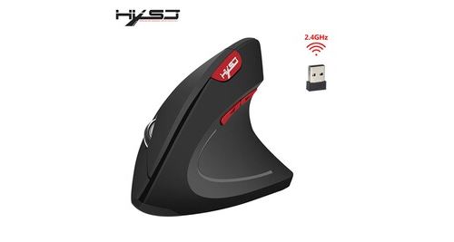 GENERIQUE - Souris sans fil - Ergonomique verticale - 2400 DPI - USB - Image 2