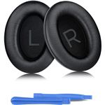 JESSVIT Coussinets De Rechange Pour Casque Sans Fil Elite 45h, Evolve2 65 MS/UC – Cuir Protéiné (bleu