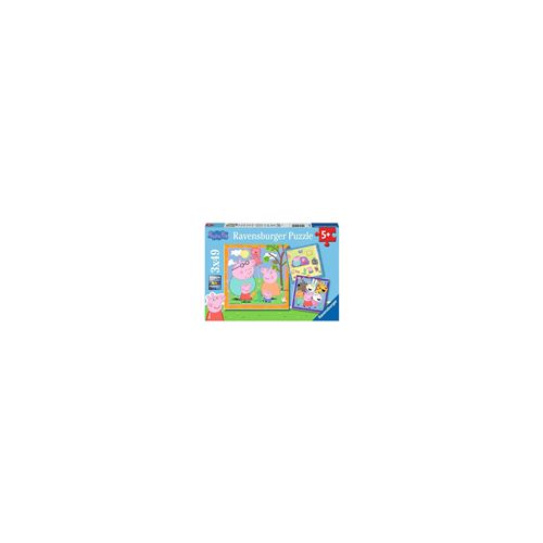 Non Communiqué Multicolore Puzzle 3X49 Pièces Ravensburger - Peppa Pig