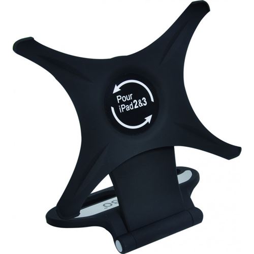 Power Acoustics Is 360 Black - Support IPAD 2 et 3 noir