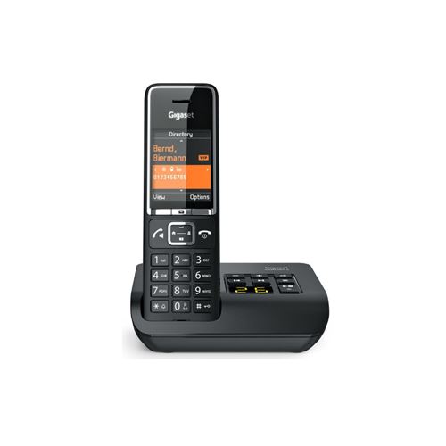 Téléphone sans fil Gigaset Comfort 550A Noir