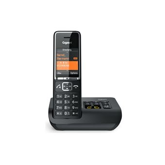 Téléphone sans fil Gigaset Comfort 550A Noir