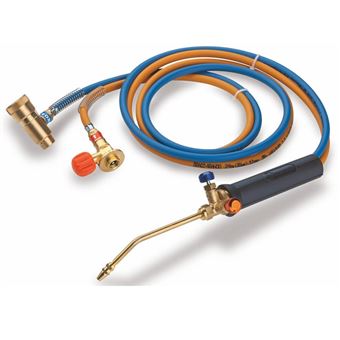 Torche à Gaz Portable Pour Soudage, Brasage - Température Réglable Jusqu'à 1300°C - Pour Cartouche Butane (non Incluse)