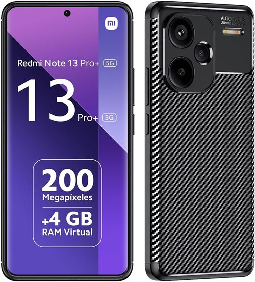 Coque protection brossée noire pour Xiaomi Redmi Note 13 Pro Plus 5G / Redmi Note 13 Pro+ 5G souple Antichoc XEPTIO