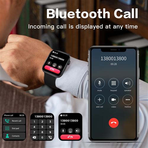 Montre Connectée Homme Sport Appels Bluetooth 123 Modes Sportifs