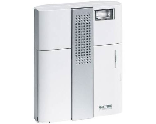 Grothe 43301 Wireless Door Chime Receiver 17 Melodies LED Flash Si...