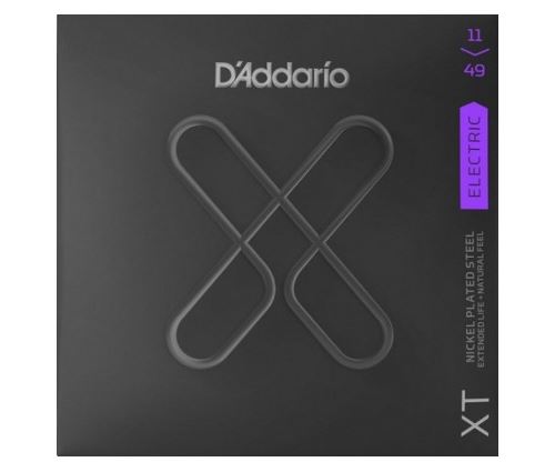D'Addario XTE1149-3P - 3 jeux guitare électrique XT plaqué nickel, medium, 11-49