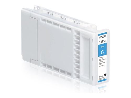 Epson T6932 - 350 ml - cyan - original - cartouche d'encre - pour SureColor SC-T3000, SC-T3000 POS, SC-T5000, SC-T5000 POS, SC-T5200, SC-T7000 POS
