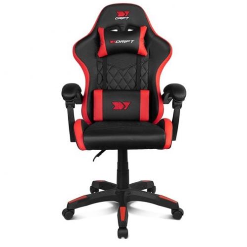 Chaise de jeu Drift DR35 noir/rouge - Image 3