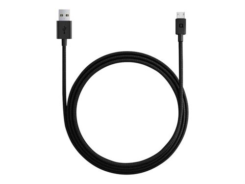 NoNDA ZUS - Câble USB - USB (M) droit pour Micro-USB de type B (M) droit - 1.2 m - noir