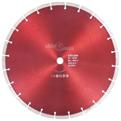 Vidaxl Disque De Coupe Diamanté Acier 350Mm - Image 3