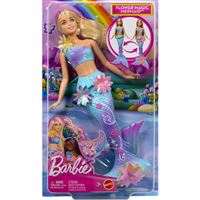 Poupée Barbie Sirène Fleurs Magiques Blonde