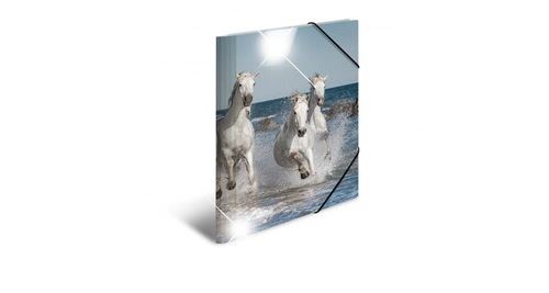 Non Communiqué Noir Herma Herma Chemise À Élastiques "Chevaux" Pp Glossy, A4