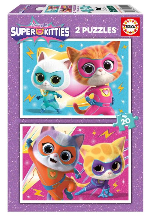 Puzzles 2X20 Super Kitties