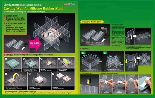 Casting Wall For Silicone Rubber Mould - Master Tools
