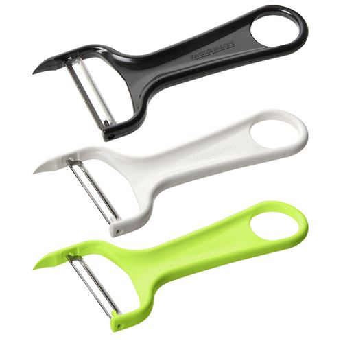 Non Communiqué Noir,Blanc Rasoir À Légumes, Éplucheur À Légumes 14 Cm Fackelmann