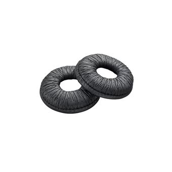 HP Poly - Oorkussentje voor draadloze koptelefoon - kunstleer - zwart (pak van 2) - 1