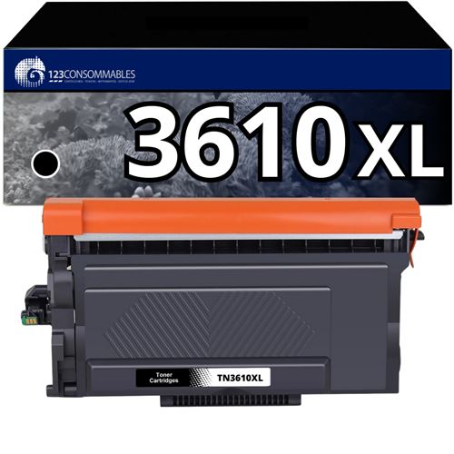 Non Communiqué Noir Toner Compatible Brother Tn3610xl