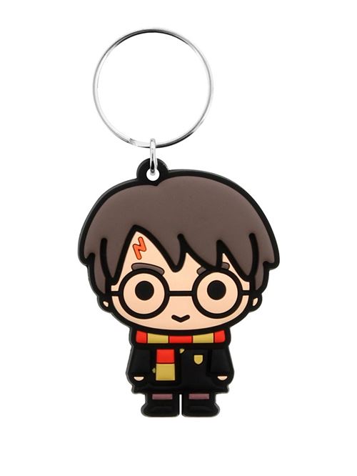 Pyramid Noir Porte-Clé Caoutchouc Enfant Harry Potter - Chibi - Image 2