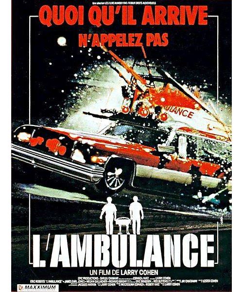 L'ambulance - 1990 - Eric Roberts, James Earl Jones - 116x158cm - Affiche de cinéma originale pliée