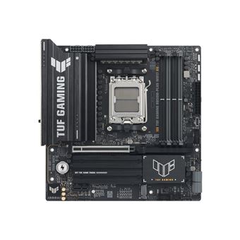 ASUS TUF GAMING B850M-PLUS WIFI7 - Carte-mère - micro ATX - Socket AM5 - AMD B850 Chipset - USB-C 3.2 Gen 2x2, USB 3.2 Gen 2, USB 3.2 Gen 1, USB-C 3.2 Gen2 - Wi-Fi 7, Bluetooth, 2.5 Gigabit LAN - carte graphique embarquée (unité centrale requise) - aud - 1