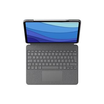 Logitech Combo Touch - Clavier et étui - avec trackpad - rétroéclairé - Apple Smart connector - QWERTZ - Suisse - graphite - pour Apple 13-inch iPad Pro (M4)