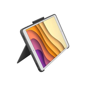 Logitech Combo Touch - Clavier et étui - avec trackpad - rétroéclairé - Apple Smart connector - QWERTZ - Suisse - graphite - pour Apple 13-inch iPad Pro (M4)