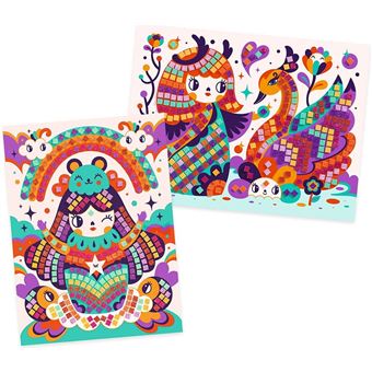 Coffret mosaiques kokeshi