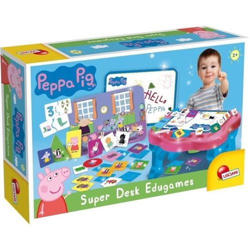 Bureau d'activités avec 10 jeux - Peppa Pig Super desk - Edu games