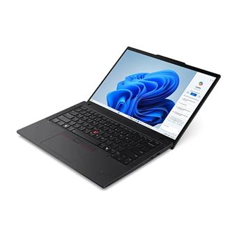 Lenovo ThinkPad T14 Gen 5 21ML - Conception de charnière à 180 degrés - Intel Core Ultra 7 - 155U / jusqu'à 4.8 GHz - Win 11 Pro - Intel Graphics - 16 Go RAM - 512 Go SSD TCG Opal Encryption 2, NVMe - 14" IPS 1920 x 1200 - Gigabit Ethernet - Wi-Fi 6E,