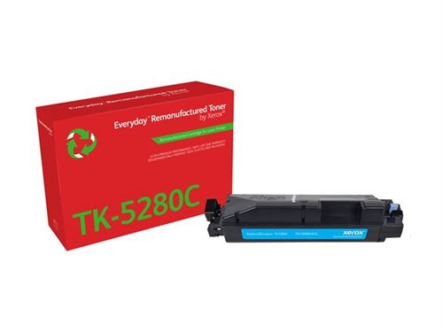 Xerox - Cyan - compatible - boîte - remanufacturé - cartouche de toner (alternative pour : Kyocera TK-5280C) - programme de retours Green World Alliance